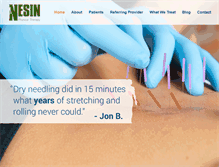 Tablet Screenshot of nesintherapy.com